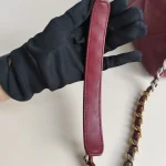 Chanel, 19 Flap Bag, 26, Red, Like New - Image 35