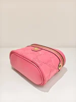 Gucci, Matelassé Mini Vanity Case , Mini, Pink, Like New - Image 11