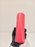Gucci, GG Marmont , Supermini, Red, Like New - Image 8