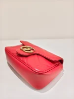 Gucci, GG Marmont , Supermini, Red, Like New - Image 12