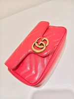 Gucci, GG Marmont , Supermini, Red, Like New - Image 14