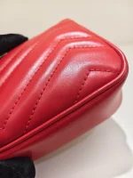 Gucci, GG Marmont , Supermini, Red, Like New - Image 18