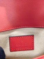 Gucci, GG Marmont , Supermini, Red, Like New - Image 23