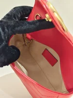 Gucci, GG Marmont , Supermini, Red, Like New - Image 24