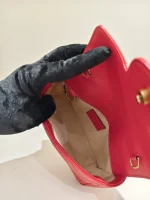 Gucci, GG Marmont , Supermini, Red, Like New - Image 27