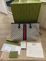 Gucci, Gucci Ophidia, Medium, Beige, Very Very  Good - Image 2