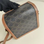 Celine, Teen Triomphe Bag, Teen, Brown, Very Good - Image 14