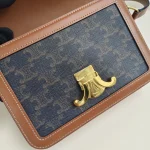 Celine, Teen Triomphe Bag, Teen, Brown, Very Good - Image 16