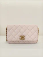 Chanel, Caviar Quilted Camelia WOC, , Pink, Used Once - Image 5
