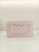 Chanel, Caviar Quilted Camelia WOC, , Pink, Used Once - Image 6