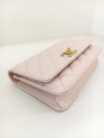 Chanel, Caviar Quilted Camelia WOC, , Pink, Used Once - Image 12