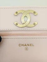 Chanel, Caviar Quilted Camelia WOC, , Pink, Used Once - Image 25