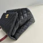 Chanel, Coco Handle, 10.5, Black, Very Very  Good - Image 11