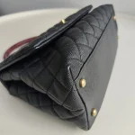 Chanel, Coco Handle, 10.5, Black, Very Very  Good - Image 12