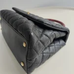 Chanel, Coco Handle, 10.5, Black, Very Very  Good - Image 14