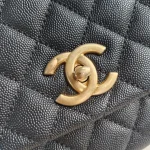 Chanel, Coco Handle, 10.5, Black, Very Very  Good - Image 22