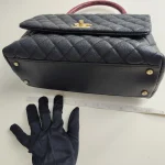Chanel, Coco Handle, 10.5, Black, Very Very  Good - Image 38
