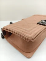 Chanel, Boy Flap Bag, 10", Beige, Very Good - Image 9
