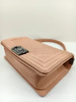Chanel, Boy Flap Bag, 10", Beige, Very Good - Image 11