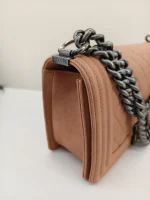 Chanel, Boy Flap Bag, 10", Beige, Very Good - Image 28