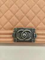 Chanel, Boy Flap Bag, 10", Beige, Very Good - Image 30