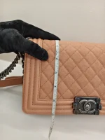 Chanel, Boy Flap Bag, 10", Beige, Very Good - Image 46