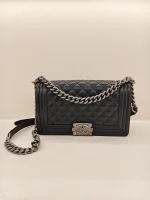 Chanel, Chanel Boy 10, 10", Black, Very Like New - Image 6