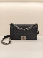 Chanel, Chanel Boy 10, 10", Black, Very Like New - Image 7
