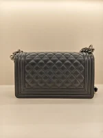 Chanel, Chanel Boy 10, 10", Black, Very Like New - Image 8
