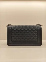 Chanel, Chanel Boy 10, 10", Black, Very Like New - Image 10