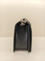 Chanel, Chanel Boy 10, 10", Black, Very Like New - Image 12