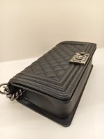 Chanel, Chanel Boy 10, 10", Black, Very Like New - Image 14