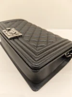 Chanel, Chanel Boy 10, 10", Black, Very Like New - Image 16