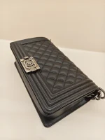 Chanel, Chanel Boy 10, 10", Black, Very Like New - Image 17