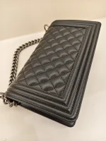 Chanel, Chanel Boy 10, 10", Black, Very Like New - Image 19