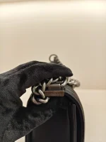 Chanel, Chanel Boy 10, 10", Black, Very Like New - Image 23