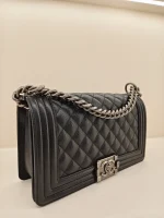 Chanel, Chanel Boy 10, 10", Black, Very Like New - Image 25