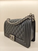 Chanel, Chanel Boy 10, 10", Black, Very Like New - Image 26