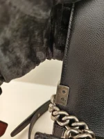 Chanel, Chanel Boy 10, 10", Black, Very Like New - Image 32