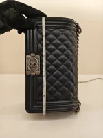 Chanel, Chanel Boy 10, 10", Black, Very Like New - Image 41