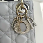 Dior, Mini Lady Dior, Mini, Gray, Very Very  Good - Image 7