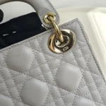 Dior, Mini Lady Dior, Mini, Gray, Very Very  Good - Image 10