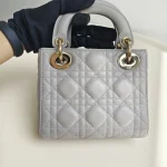 Dior, Mini Lady Dior, Mini, Gray, Very Very  Good - Image 11