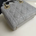 Dior, Mini Lady Dior, Mini, Gray, Very Very  Good - Image 16