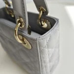 Dior, Mini Lady Dior, Mini, Gray, Very Very  Good - Image 26