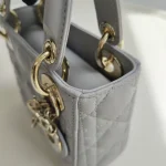 Dior, Mini Lady Dior, Mini, Gray, Very Very  Good - Image 28