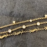 YSL, Multi-chain bracalet, M, Gold, Very Very  Good - Image 6