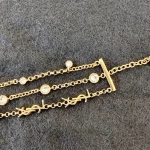 YSL, Multi-chain bracalet, M, Gold, Very Very  Good - Image 7