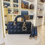 Dior, Lady D-Joy Bag, Medium, Black, Very Very  Good - Image 2