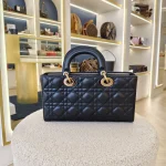 Dior, Lady D-Joy Bag, Medium, Black, Very Very  Good - Image 3
